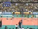 女子バレー 2005WGP 日本×ブラジル 第2セット 1