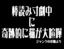 Miracle！Big fight of cats～棒読み寸劇中に奇跡的に猫が大喧嘩～