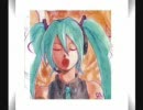 初音ミクのクリスマス （ミクのイラストに色を付けてみました）＋BGM 