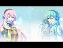 【初音ミク+巡音ルカ】 Distance 【混ぜてみた】