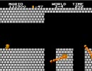 スーパーマリオブラザーズの３－４を一生懸命やってみた