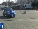 インプレッサでジムカーナ