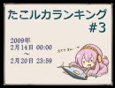 たこルカランキング #3