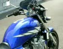 xjr1300 マフラー交換　OVER集合管