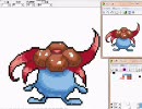 ポケモン１５１匹をドット絵で挑戦してみる（実況あり）　クサイハナ編