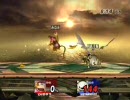 スマブラX 1人2キャラトナメ (みなみ)ディディーｖｓメタナイト(RAIN)