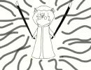 ［東方手書き劇場］マウス絵で東方3　橙だってキレますよ