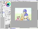 ドラクエ5の仲良し親子を描いてみた2