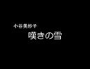 【みっちの】 小谷美紗子 嘆きの雪 【作業用】
