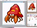 ポケモン１５１匹をドット絵で挑戦してみる（実況あり）　パラセクト編