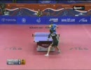 卓球：ITTFプロツアー・カタールオープン ティモ・ボルvs馬琳 第1セット