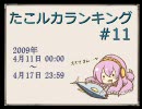 たこルカランキング #11