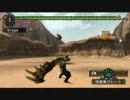 【MHP2G】武神闘宴アイテム縛り35分針大剣　ティガ