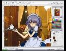 咲夜さんを初めて描いてみた