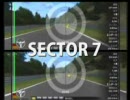 【Forza2】 ニュルB　速い人とセクター比較　スロー再生　セクター7～9