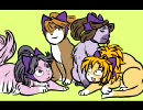 【RKRN】４年生を猫にしてみた＋オマケ【手描き】