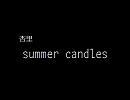 【みっちの】 杏里 / summer candles 【作業用】