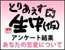 ガールズトークの月曜日アンケート『あなたの恋愛について』