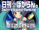 日刊VOCALOIDランキング 2009年5月25日 #470