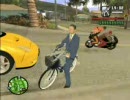 GTA SA 小沢一郎らしき人が一般市民から必死に逃げる Part 5