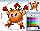 ポケモン１５１匹をドット絵で挑戦してみる（実況あり）　マンキー編