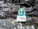 【大阪河内長野】清水の滝(槇尾山)過酷な絶壁で初音ミクを回す