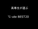 高専生が選ぶ ℃-ute BEST20