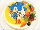 【ソニック誕生日】キャラチョコケーキ作ったよ