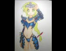 Quest of D 動画投稿している人のキャラクターを描いてみた(画質向上版)