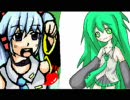 絵チャで初音ミクを二人で描いてみた