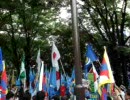 【渋谷7月12日】中共のウイグル人弾圧・虐殺に対するデモ 集会前の風景