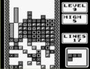 GB版　初代テトリスを普通にプレイ(´・ω・`)　B-TYPE ver.