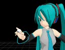 【MikuMikuDance】ロールダウンやってもらった【手品入門】