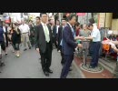 鳩山由紀夫民主党代表京浜急行金沢文庫駅から杉田駅に移動part4