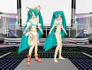 【MikuMikuDance】ミクに水着着せてみた