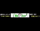 週刊ランキング用ニコ割