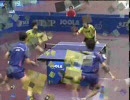 《卓球》　岸川･水谷 VS 呉尚垠･尹在榮