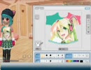 【パンヤ】セルフデザインで初音ミクをデザインしてみた