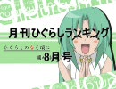 月刊ひぐらしのなく頃にランキング　2009年8月号