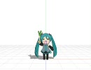 はちゅねミクがネギ振りで踊って（？）振ってみたよ