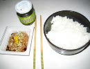 なっとうと高菜ザーサイ
