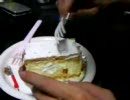 ケーキ入刀