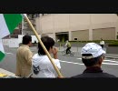 ＮＨＫ京都放送局前、ビラ配り街宣　10月24日　③