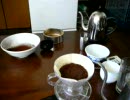 コーヒーを淹れる