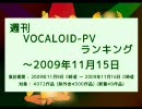 週刊VOCALOID-PVランキング ～2009年11月15日