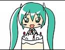 今年も初音ミクたちに誕生日を祝ってもらった＼(^o^)／