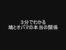 ３分でわかる鳩とオバマの本当の関係