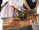 愛・地球博（愛知万博） 瀬戸会場海上広場のレンガ作り