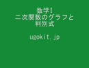 [ウゴキット][数学][公式][数I][二次関数のグラフと判別式]