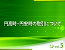 円高時・円安時の取引について